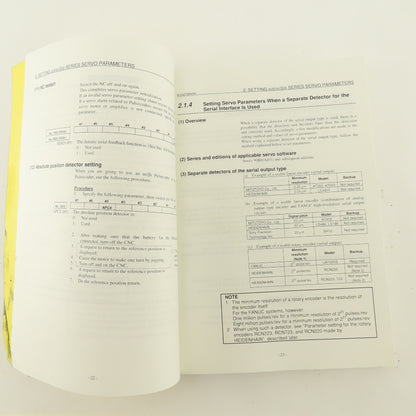 Fanuc B-65270EN/04 AC Spindle ais/ ai/ bis Alpha Beta Series Parameter Manual