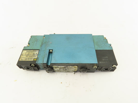 MAC 92B-EAF-CJA-DM-DFFP-1DM 5/3 Way Closed Center Pneumatic Valve 24VDC Coil
