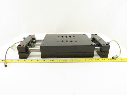 Robohand DBL-20-LC3 3" Stroke Double Rod Linear Pneumatic Slide Thrust Plate