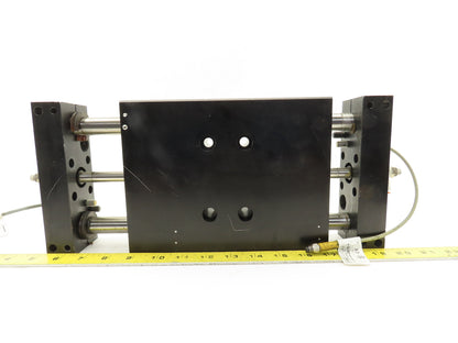 Robohand DBL-20-LC3 3" Stroke Double Rod Linear Pneumatic Slide Thrust Plate