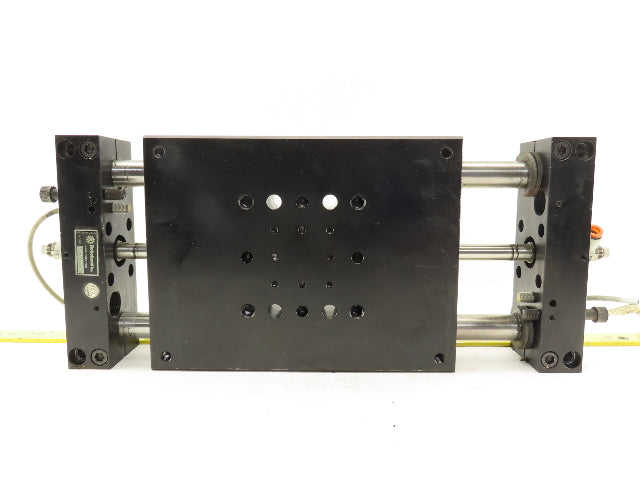 Robohand DBL-20-LC3 3" Stroke Double Rod Linear Pneumatic Slide Thrust Plate