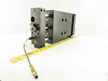 Robohand DBL-20-LC3 3" Stroke Double Rod Linear Pneumatic Slide Thrust Plate