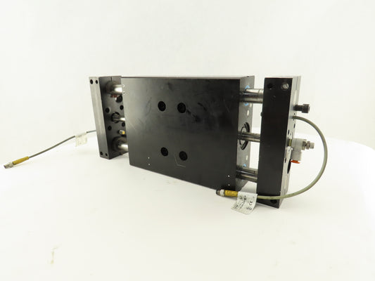 Robohand DBL-20-LC3 3" Stroke Double Rod Linear Pneumatic Slide Thrust Plate