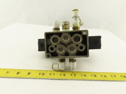 SMC VS7-6-FJG-D-3Z 5/3 Position Exhaust Center Valve Sub Base 24VDC