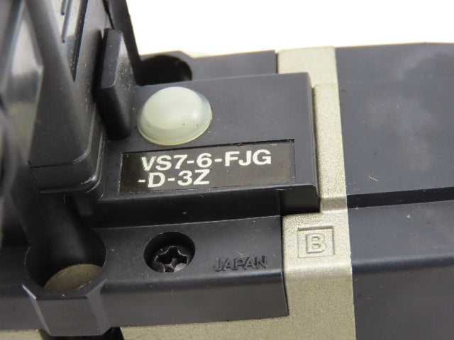 SMC VS7-6-FJG-D-3Z 5/3 Position Exhaust Center Valve Sub Base 24VDC