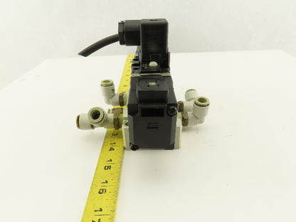 SMC VS7-6-FJG-D-3Z 5/3 Position Exhaust Center Valve Sub Base 24VDC