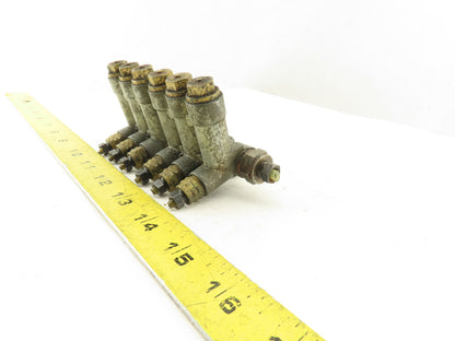 Vogel 6 Port Piston Lubricator Manifold