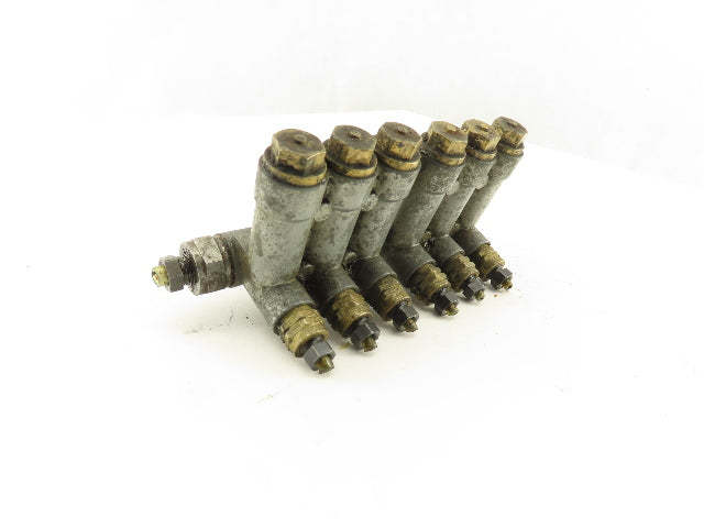 Vogel 6 Port Piston Lubricator Manifold