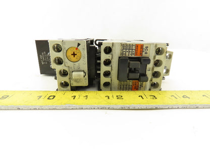 Fuji SC-0 TR-ON/3 600V 5Hp Magnetic Contactor 2.2-3.4 Trip Range 110V Coil