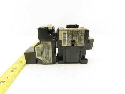 Fuji SC-0 TR-ON/3 600V 5Hp Magnetic Contactor 2.2-3.4 Trip Range 110V Coil