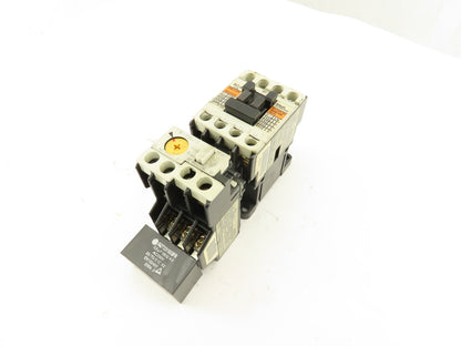 Fuji SC-0 TR-ON/3 600V 5Hp Magnetic Contactor 2.2-3.4 Trip Range 110V Coil