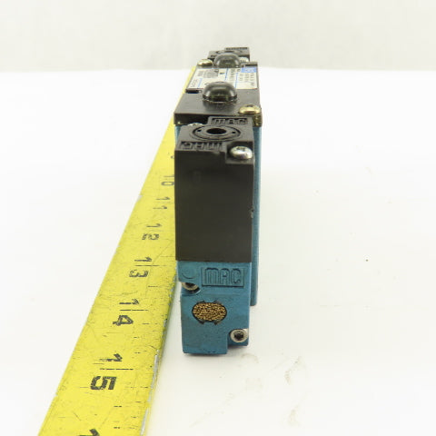 MAC 92B-EAF-000-DM-DFFP-1DM 3 Position Closed Center Solenoid Air Valve 24VDC