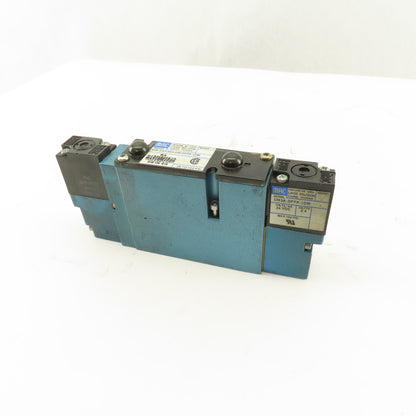 MAC 92B-EAF-000-DM-DFFP-1DM 3 Position Closed Center Solenoid Air Valve 24VDC