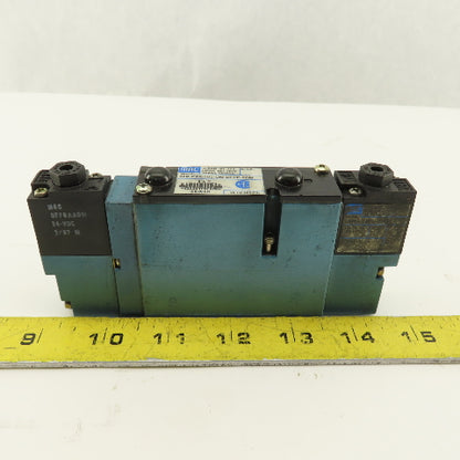 MAC 92B-FAF-000-DM-DFFP-2DM 3 Position Closed Center Solenoid Air Valve 24VDC