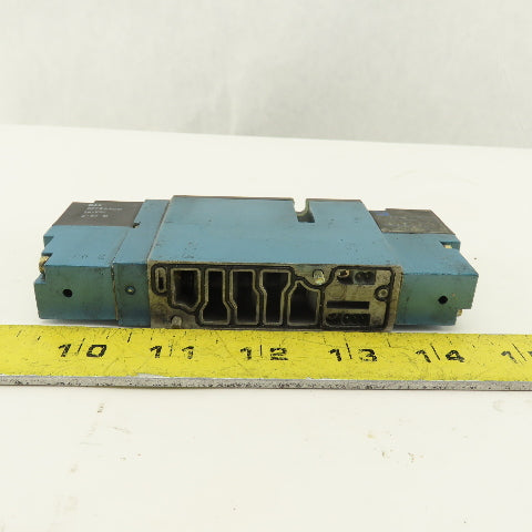 MAC 92B-FAF-000-DM-DFFP-2DM 3 Position Closed Center Solenoid Air Valve 24VDC