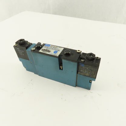 MAC 92B-FAF-000-DM-DFFP-2DM 3 Position Closed Center Solenoid Air Valve 24VDC