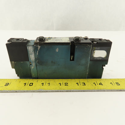MAC 92B-FAF-000-DM-DFFP-1DM 3 Position Exhaust Center Solenoid Valve 24VDC