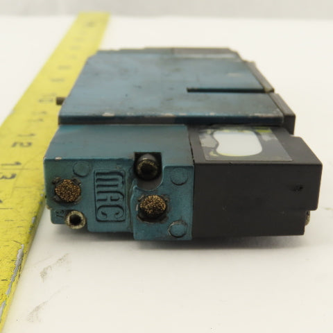 MAC 92B-FAF-000-DM-DFFP-1DM 3 Position Exhaust Center Solenoid Valve 24VDC