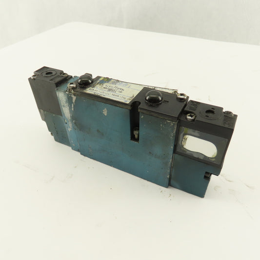 MAC 92B-FAF-000-DM-DFFP-1DM 3 Position Exhaust Center Solenoid Valve 24VDC
