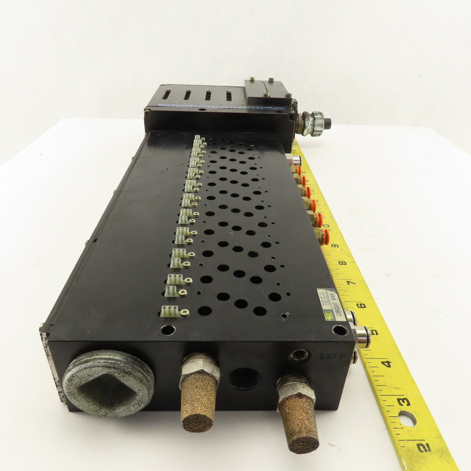MAC 11 Channel Pneumatic Logic Circuit Bar For 92B Series Valves