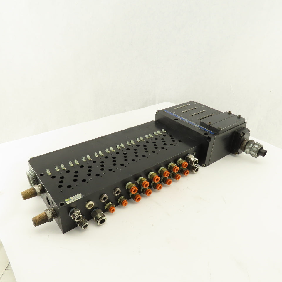 MAC 11 Channel Pneumatic Logic Circuit Bar For 92B Series Valves