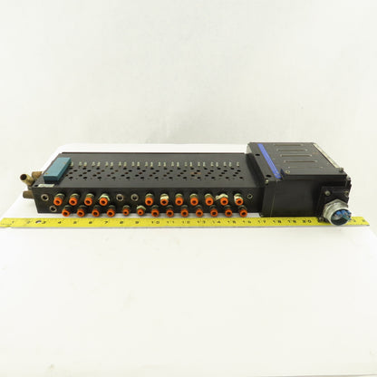 MAC 13 Channel Pneumatic Logic Circuit Bar For 92B Series Valves