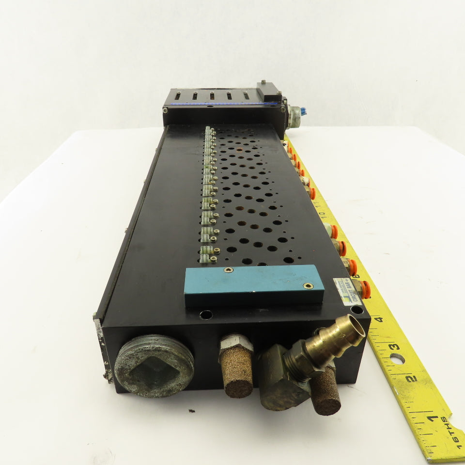 MAC 13 Channel Pneumatic Logic Circuit Bar For 92B Series Valves