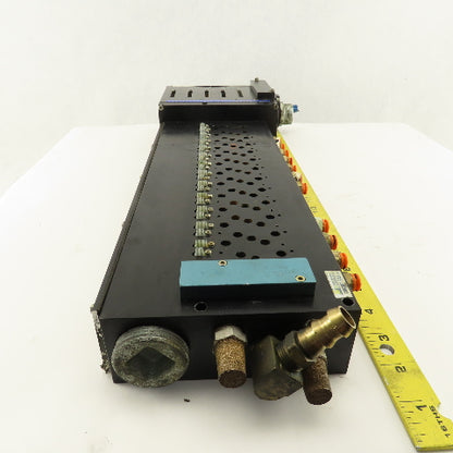 MAC 13 Channel Pneumatic Logic Circuit Bar For 92B Series Valves