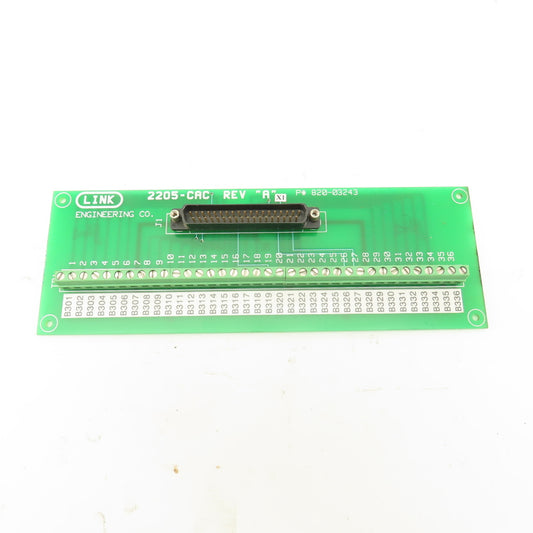 Link Engineering 2205-CAC 820-03243 36 Pin Ribbon Cable Interface Board