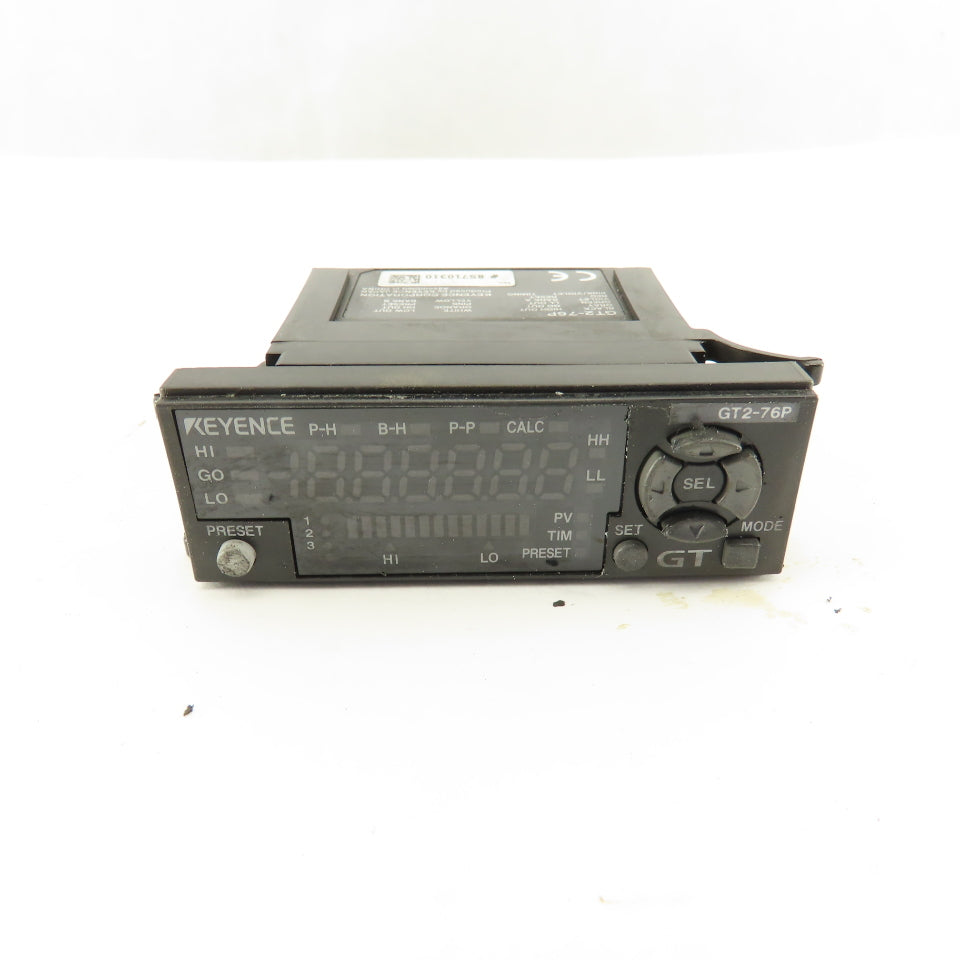 Keyence GT2-76P Panel Mount Amplifier PNP Unit 10-30VDC