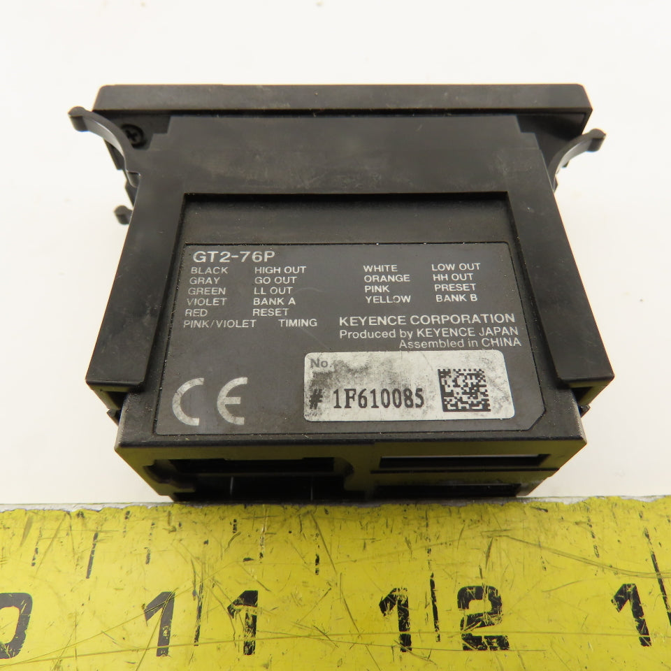 Keyence GT2-76P Panel Mount Amplifier PNP Unit 10-30VDC