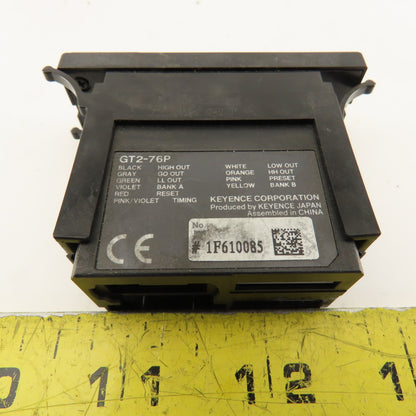 Keyence GT2-76P Panel Mount Amplifier PNP Unit 10-30VDC