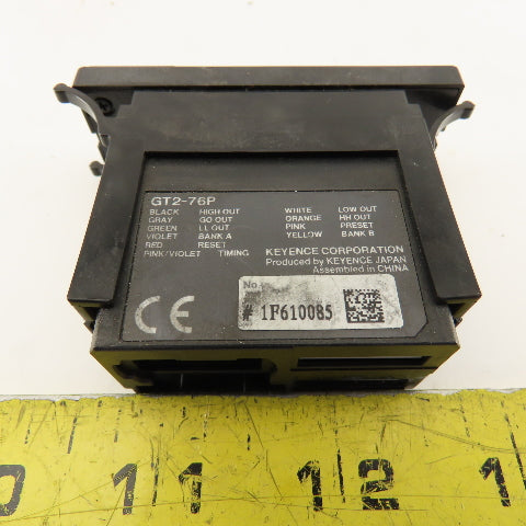 Keyence GT2-76P Panel Mount Amplifier PNP Unit 10-30VDC