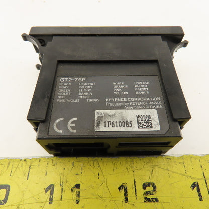 Keyence GT2-76P Panel Mount Amplifier PNP Unit 10-30VDC