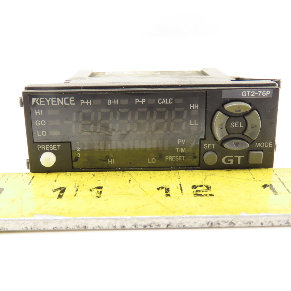 Keyence GT2-76P Panel Mount Amplifier PNP Unit 10-30VDC