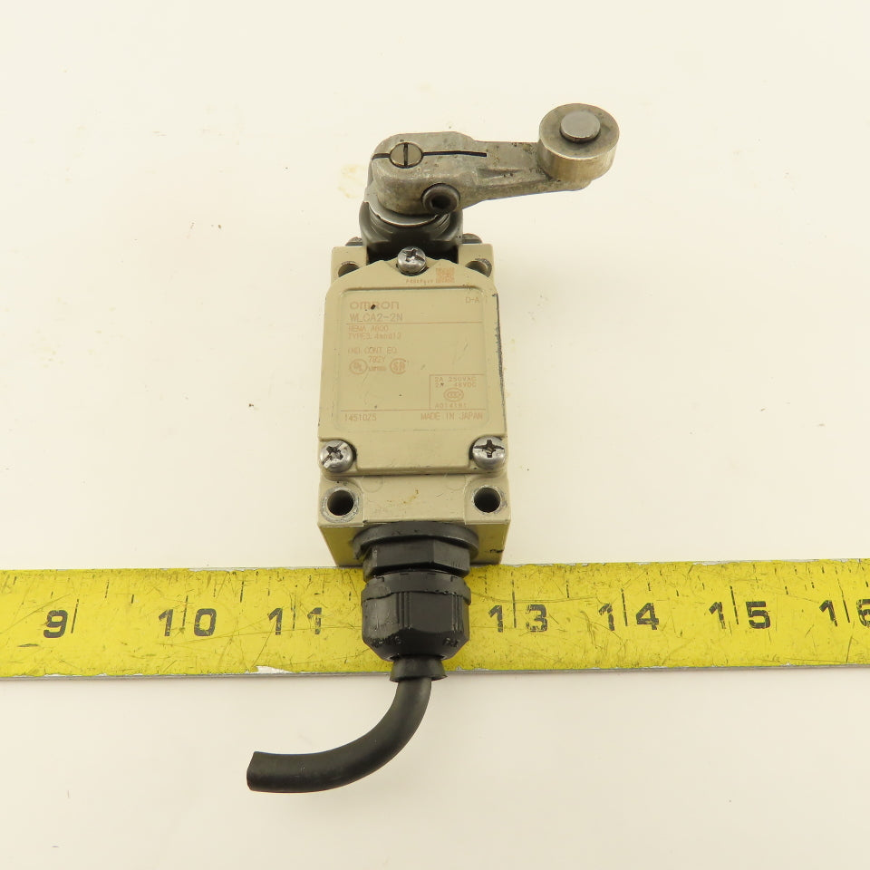 Omron WLCA2-2N 600V Rocker Arm Cam Lever Limit Switch