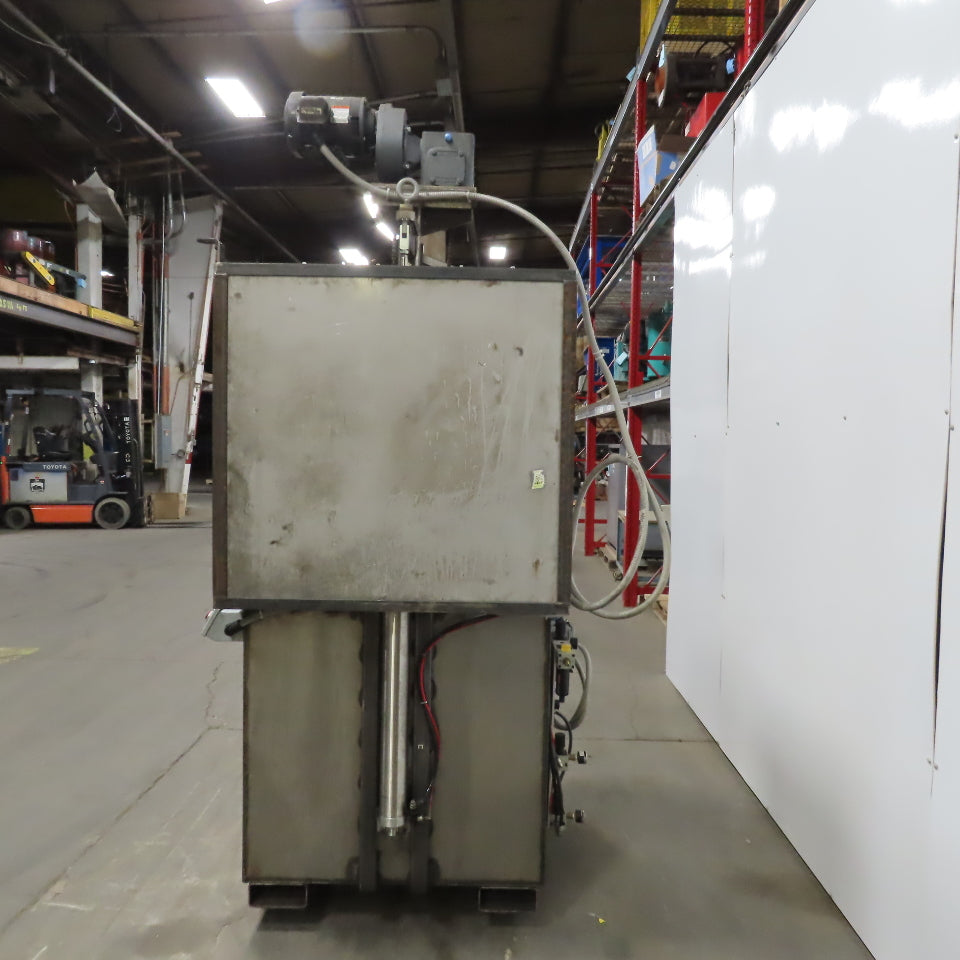 235 Gal Carbon Steel Tank Rotating Fixture Parts Dip/Wash/Test 44-1/2"x36"x34"