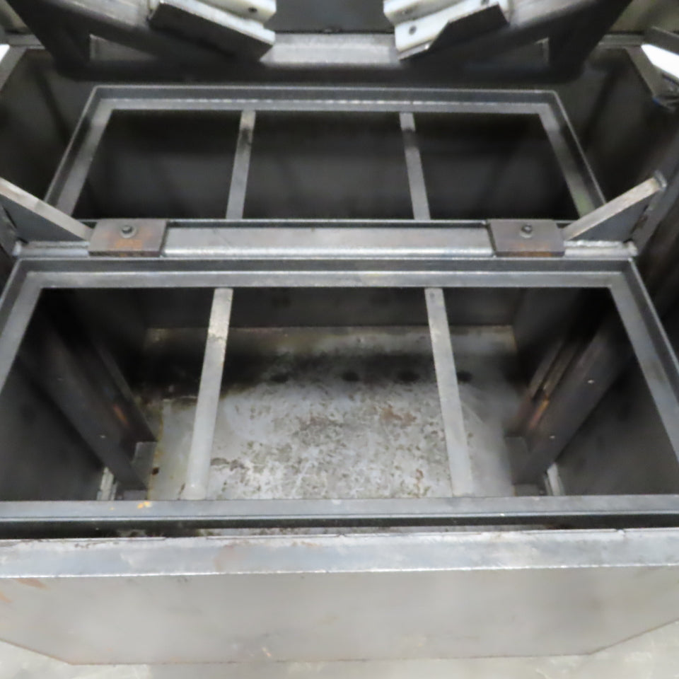 235 Gal Carbon Steel Tank Rotating Fixture Parts Dip/Wash/Test 44-1/2"x36"x34"