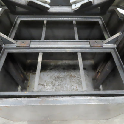 235 Gal Carbon Steel Tank Rotating Fixture Parts Dip/Wash/Test 44-1/2"x36"x34"