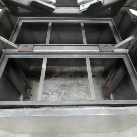 235 Gal Carbon Steel Tank Rotating Fixture Parts Dip/Wash/Test 44-1/2"x36"x34"