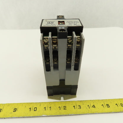 Square D Class 8501 Type XO 20 12 Pole 8 N/C Contactor Control Relay 120V