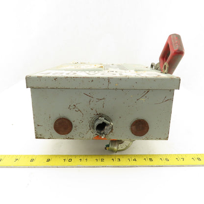 General Electric THN3361 600V 30A Non Fused Safety Disconnect Switch