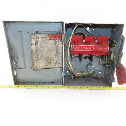 General Electric THN3361 600V 30A Non Fused Safety Disconnect Switch