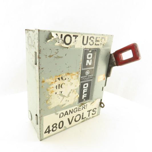 General Electric THN3361 600V 30A Non Fused Safety Disconnect Switch