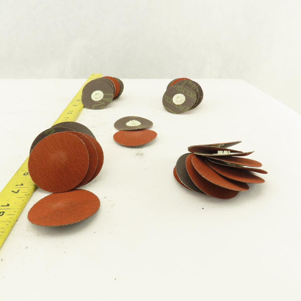 2" T1 Power Lock Style Quick Change Abrasive Disc Lot Of 42