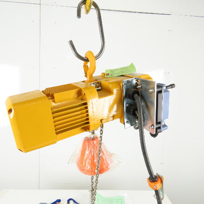Harrington NER2W003H 1/4 Ton Electric Chain Hoist 250' Lift 21.2MPM 230V Remotes