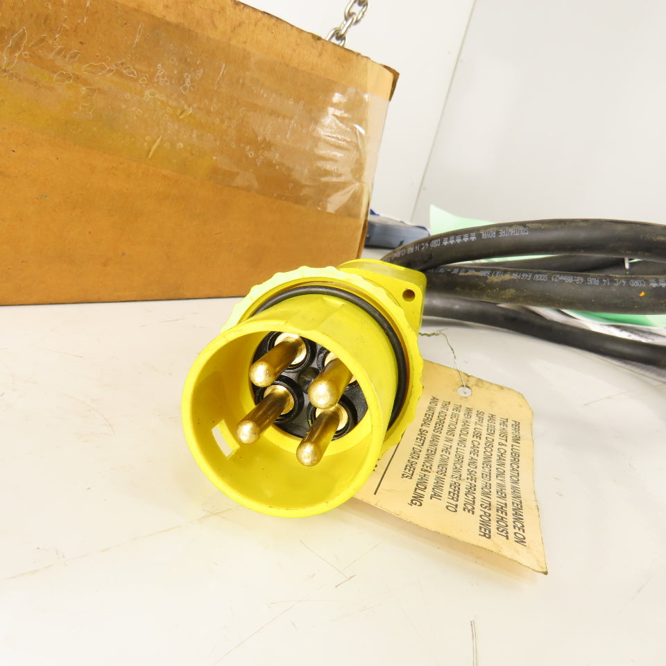 Harrington NER2W003H 1/4 Ton Electric Chain Hoist 250' Lift 21.2MPM 230V Remotes