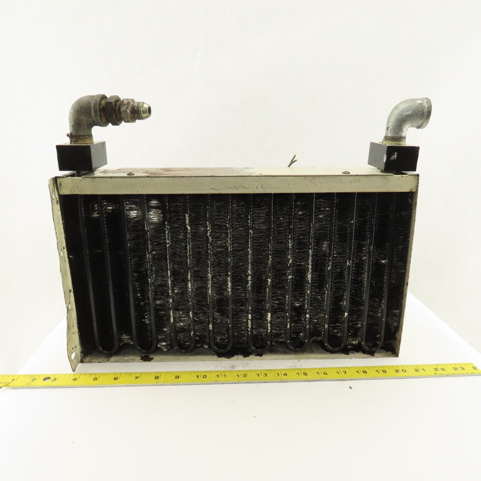 Okuma LFS15-1SP 240V Dual Fan Aftercooler Heat Exchanger 17" x 10" x 3-1/2"