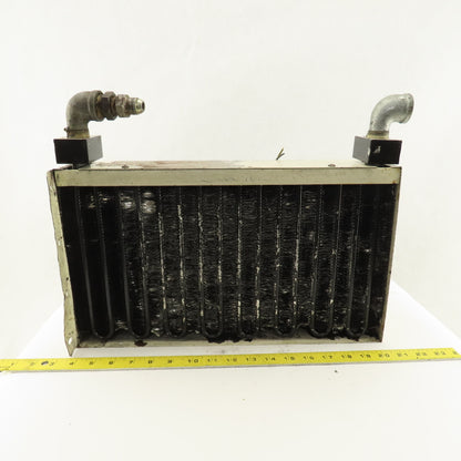 Okuma LFS15-1SP 240V Dual Fan Aftercooler Heat Exchanger 17" x 10" x 3-1/2"