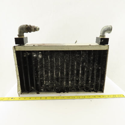 Okuma LFS15-1SP 240V Dual Fan Aftercooler Heat Exchanger 17" x 10" x 3-1/2"